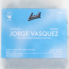 Costa Rica Washed Jorge Vasquez 250g