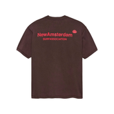 Logo Tee - Walnut/Deep Red