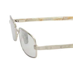 STING - Brushed Silver/Carrara Fantasy/Light Grey Lens