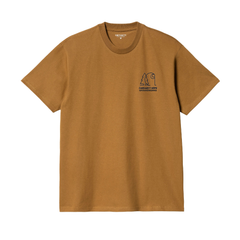 S/S Groundworks T-Shirt Hamilton Brown