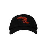 Fancy Logo Dad Hat - Black/Orange