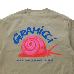 Snail Tee - Khaki