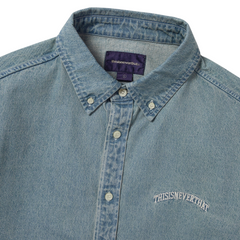 Washed Denim Shirt - Washed Blue