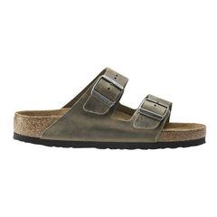 Arizona Soft Footbed Natural Oiled Leather - Faded Khaki