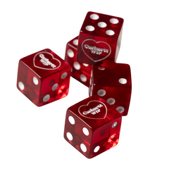 Heart Dice Set - Scarlet