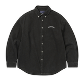 Washed Denim Shirt - Black