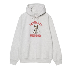 Hooded Wild Dog Sweat - Ash Heather