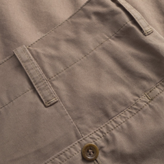 Gorm Relaxed Mineral Dyed Fine Twill Cargo Pants - Walnut