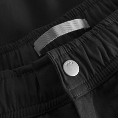 Ragnar Fine Broken Twill Shorts - Black