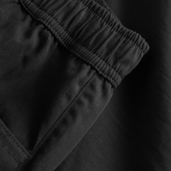 Ragnar Fine Broken Twill Shorts - Black