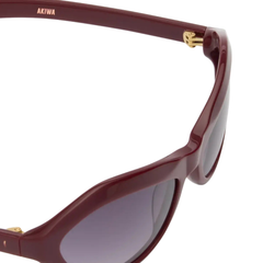 AKIWA - Solid Bordeaux / Grey Gradient Lens