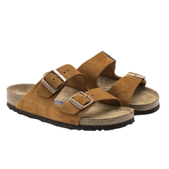 Arizona Soft Footbed Suede Leather - Mink
