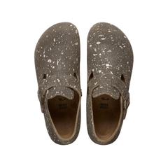London "The Artist" Suede Leather - Taupe Splash