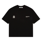 Dual Logo T-Shirt - Black/Ecru
