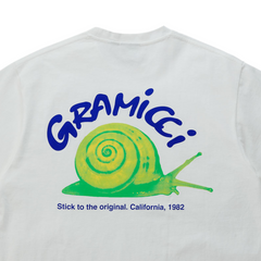 Snail Tee - White