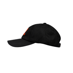 Fancy Logo Dad Hat - Black/Orange