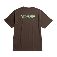 Norse x BST Back Print T-shirt - Delicioso Brown