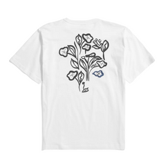 Holger Organic Poppy T-Shirt - White