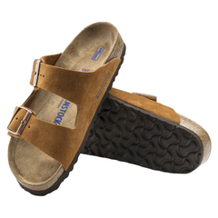 Arizona Soft Footbed Suede Leather - Mink