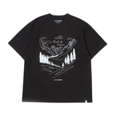 Back To Nature Printed SS Tee - Black