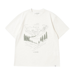 Back To Nature Printed SS Tee -White