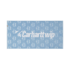 Heart Train Sport Towel - Bluebird/White
