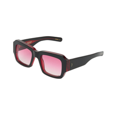 MARFA - Solid Black/Pink Gradient Lens