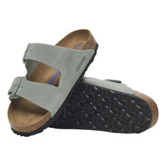 Arizona Soft Footbed Suede Leather - Pure Sage