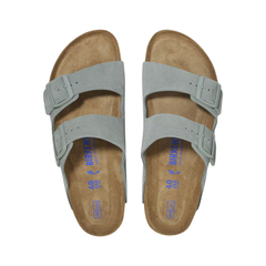 Arizona Soft Footbed Suede Leather - Pure Sage