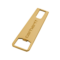 Zip Bottle Opener - Gold