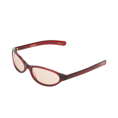 OLYMPIA - Crystal Burgundy / Solid Peach Lens
