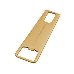 Zip Bottle Opener - Gold