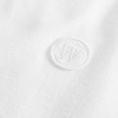 Ace Badge T-shirt GOTS - White