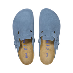 Boston Soft Footbed Suede Leather - Elemental Blue