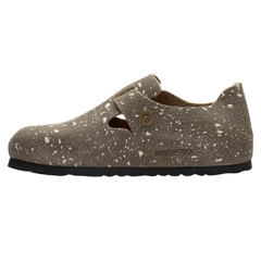 London "The Artist" Suede Leather - Taupe Splash