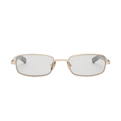 STING - Brushed Gold / Solid Dark Green / Light Grey Lens