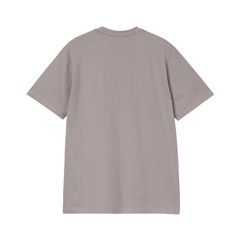 S/S University T-Shirt - Misty Grey/White