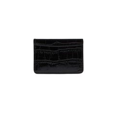Portes-Cartes Andre Crocodile Leather - Black