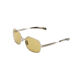 TYLER - Brushed Silver/Lime Gradient Lens