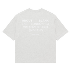 Creative Studio T-Shirt - Grey Marl/White