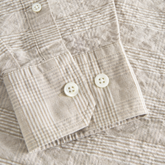 Ole Oversized Check Shirt - Heathland Brown