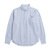 Norse Standard Oxford BD Shirt - Pale Blue Stripe