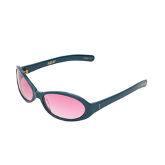 OPEL - Solid Blue Ink / Pink Gradient Lens
