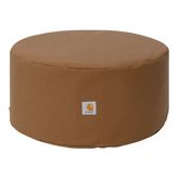 Canvas Pouf - Hamilton Brown