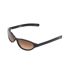 OLYMPIA - Solid Black / Brown Gradient Lens