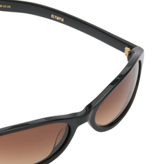 OLYMPIA - Solid Black / Brown Gradient Lens