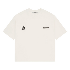 Dual Logo T-Shirt - Oat/Black