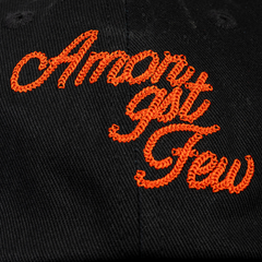 Fancy Logo Dad Hat - Black/Orange
