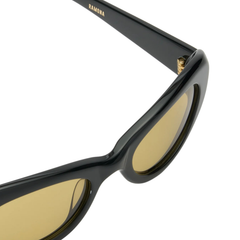 RAMONA - Solid Black/Smoked Olive Lens