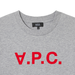 Standard Grand VPC T-Shirt - Gris Chine/Rouge